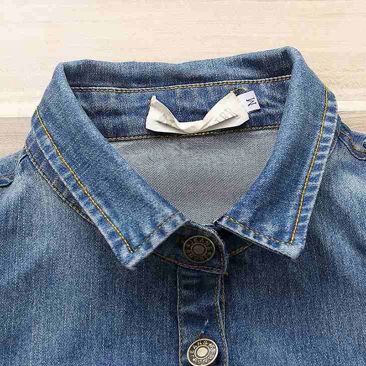 レディース　デニムシャツ　ロング丈　長袖　大きいサイズ　ジャケット　コート　春　おしゃれ　カジュアル　デート　お出かけ　ネイビー　送料無料