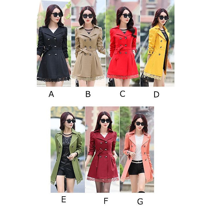 レディース　ステンカラーコート　ロング丈　長袖　大きいサイズ　春　おしゃれ　ゆったり　カジュアル　デート　お出かけ　通勤　オフィス　全７色　送料無料