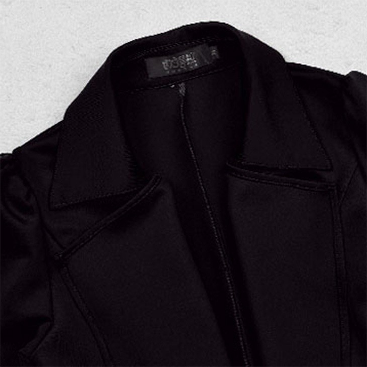 レディース　モッズコート　長袖　大きいサイズ　春コート　すっきり　おしゃれ　フォーマル　デート　お出かけ　通勤　オフィス　レッド　ブラック　送料無料