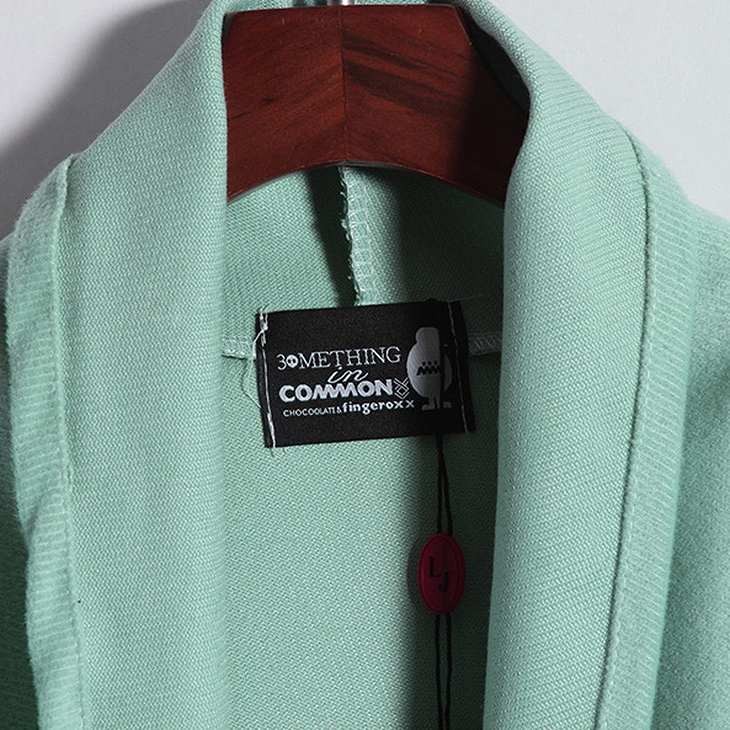 レディース　コットンジャケット　ロング丈　長袖　春コート　ゆったり　おしゃれ　カジュアル　デート　お出かけ　通勤　オフィス　グリーン　送料無料