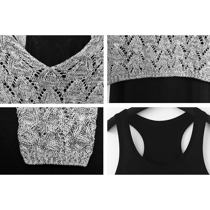 レディース　トップス　レース　カットソー　セーター　長袖　ラウンドネック　フリーサイズ　無地　カジュアル　大人可愛い　フェミニン　オフィス　通勤　OL　デート　お出かけ　ライトグレー　グレー　レッド　送料無料