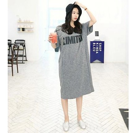 レディース　トップス　ロングTシャツ　ワンピース　カットソー　ラウンドネック　半袖　綿　夏　コットン　シンプル　ゆったり　カジュアル　大人可愛い　フェミニン　おしゃれ　パジャマ　普段着　ブラック　ホワイト　グレー　送料無料