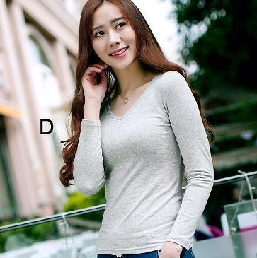 レディース　トップス　Tシャツ　無地　カットソー　Ｖネック　半袖　長袖　綿　コットン　シンプル　大きいサイズ　スリム　フィット　セクシー　カジュアル　大人可愛い　フェミニン　デート　お出かけ　普段着　ブラック　ホワイト　グレー　ピンク　送料無料