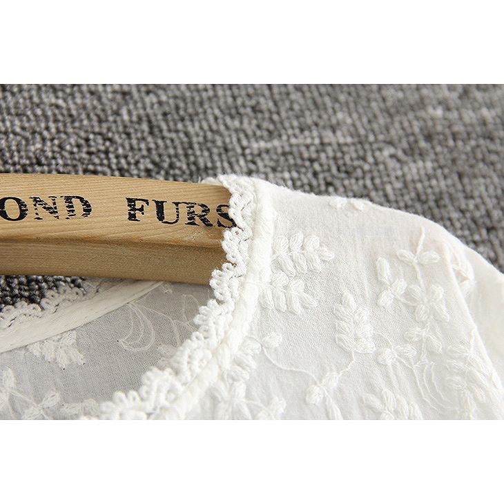 レディース　レース　ステッチ　刺繍　ワンピース　ミニ　スカート　ボトムス　半袖　春物　夏物　服　人気　女性　大人　婦人服　カジュアル　フェミニン　キュート　可愛い　おしゃれ　エレガント　セクシー　ホワイト　白　フリーサイズ　ワンサイズ　送料無料