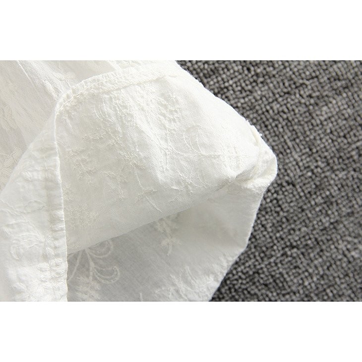 レディース　レース　ステッチ　刺繍　ワンピース　ミニ　スカート　ボトムス　半袖　春物　夏物　服　人気　女性　大人　婦人服　カジュアル　フェミニン　キュート　可愛い　おしゃれ　エレガント　セクシー　ホワイト　白　フリーサイズ　ワンサイズ　送料無料