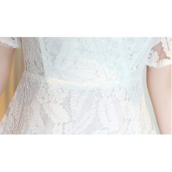 レディース　フレアスリーブ　ワンピース　ステッチ　レース　ミニ　スカート　ボトムス　半袖　春物　夏物　服　人気　女性　大人　婦人服　カジュアル　フェミニン　可愛い　おしゃれ　エレガント　セクシー　イエロー　ホワイト　S　M　L　XL　サイズ　送料無料