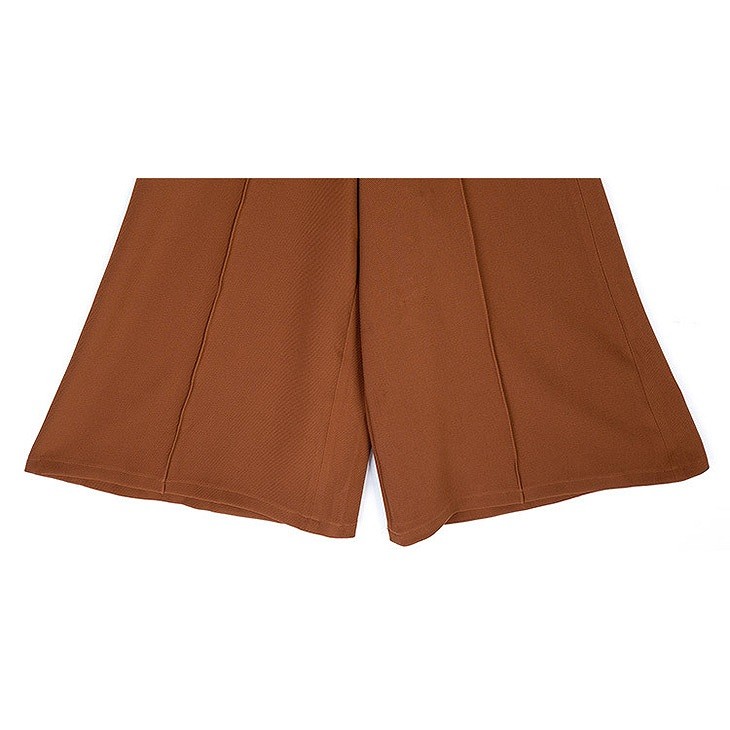 レディース　ワイドレッグパンツ　シフォン　ゆったり　ボトムス　春物　夏物　服　人気　女性　大人　婦人服　カジュアル　フェミニン　キュート　可愛い　おしゃれ　エレガント　セクシー　ブラウン　ブラック　グレー　S　M　サイズ　送料無料