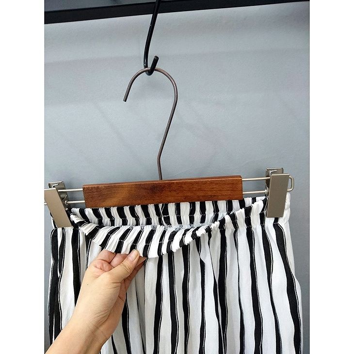 レディース　ボトムス　ガウチョパンツ　ワイドパンツ　スカーチョ　ストライプ　春夏　フリーサイズ　大人カジュアル　シンプル　オフィス　OL　デイリー　お出かけ　デート　ホワイト　送料無料