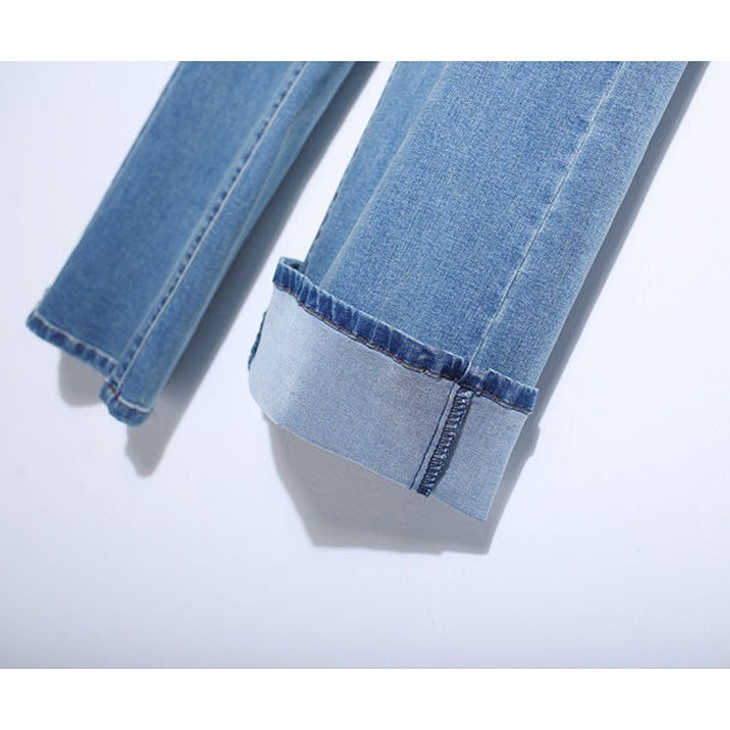 レディース　ボトムス　デニムパンツ　ジーンズ　ストレート　ワイドパンツ　ハイウエスト　無地　大きいサイズ　美脚　脚長　大人カジュアル　シンプル　デイリー　お出かけ　デート　ブルー　送料無料