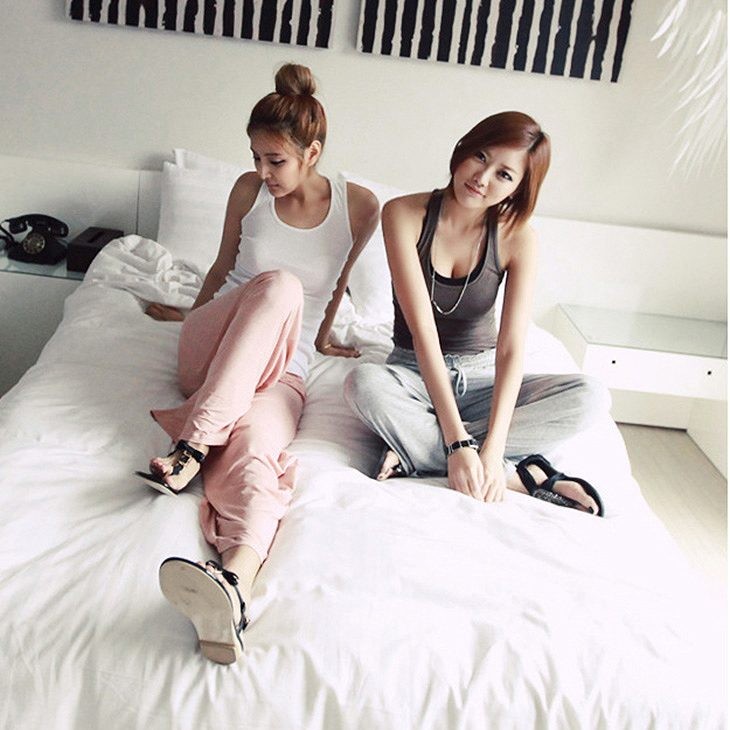 レディース　ボトムス　ワイドパンツ　無地　春夏　大人カジュアル　フリーサイズ　シンプル　オフィス　OL　デイリー　ラフスタイル　スポーツ　お出かけ　デート　ブラック　グレー　ピンク　送料無料