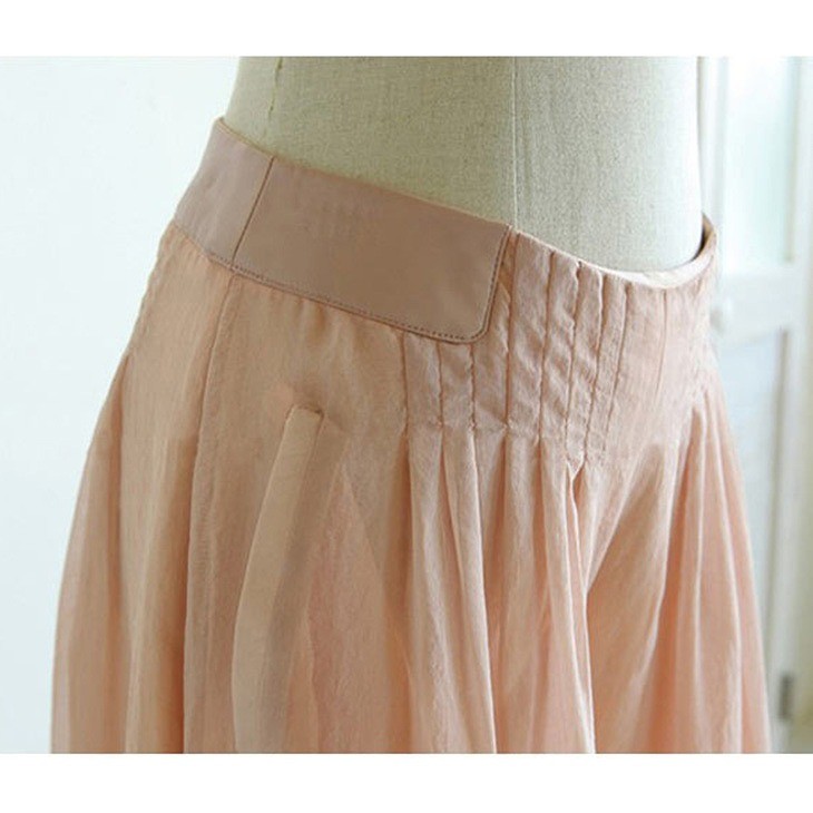 レディース　ボトムス　ガウチョパンツ　ワイドパンツ　スカーチョ　シフォン　無地　春夏　大きいサイズ　大人カジュアル　シンプル　オフィス　OL　デイリー　お出かけ　デート　ピンク　送料無料