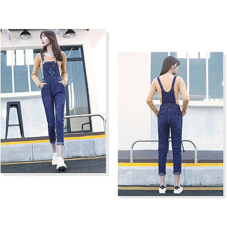 レディース　ボトムス　デニム　オーバーオール　サロペット　無地　大人カジュアル　大きいサイズ　シンプル　デイリー　ラフスタイル　お出かけ　デート　ブルー　送料無料