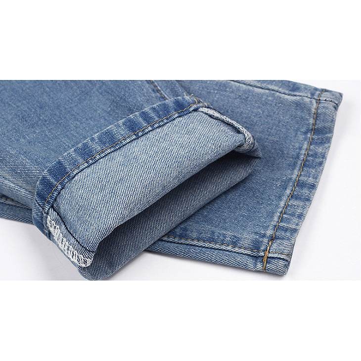 レディース　ボトムス　デニムパンツ　ジーンズ　ストレート　リップドデニム　ロールアップ　無地　春夏　9分丈　大きいサイズ　大人カジュアル　シンプル　デイリー　お出かけ　デート　ブルー　送料無料