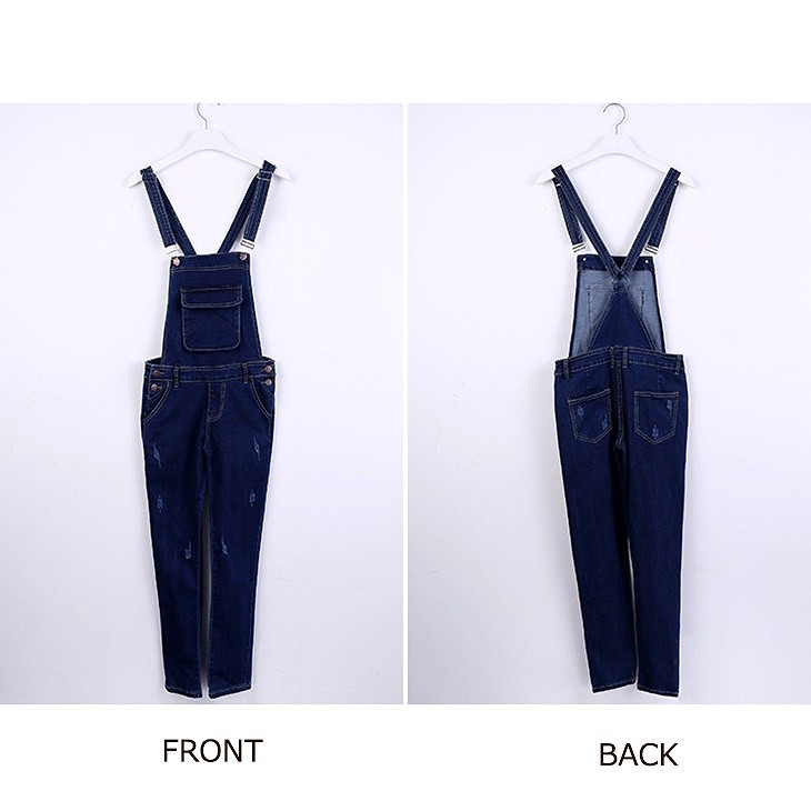 レディース　ボトムス　デニム　オーバーオール　サロペット　無地　大人カジュアル　大きいサイズ　シンプル　デイリー　ラフスタイル　お出かけ　デート　ブルー　送料無料