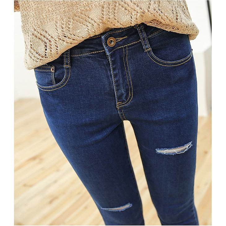 レディース　ボトムス　デニムパンツ　ジーンズ　スリム　スキニー　リップドデニム　カットオフ　無地　春夏　大きいサイズ　大人カジュアル　シンプル　デイリー　お出かけ　デート　ホワイト　ブラック　グレー　ブルー　送料無料