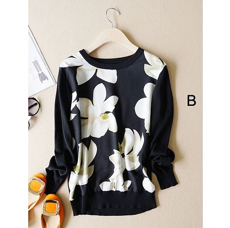 レディース ウール混セーター 長袖 ラウンドネック すっきり シンプル おしゃれ エレガント カジュアル お出かけ デート デイリー 普段着 ホワイト ブラック 送料無料