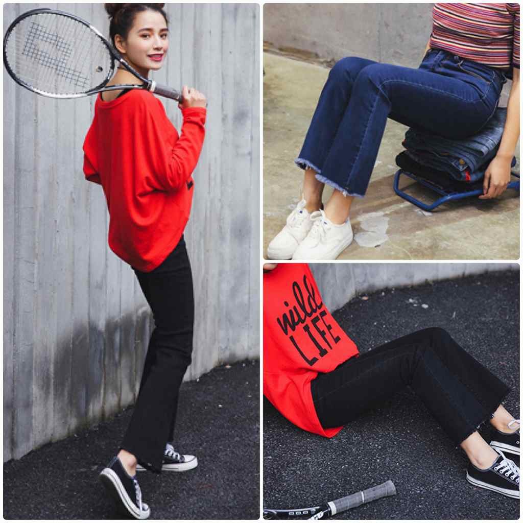 レディース　ベルボトム　美脚　デニム　ジーンズ　ジーパン　パンツ　フレア　ブーツカット　ボトムス　人気　春物　夏物　女性　大人　カジュアル　美脚　脚長　美シルエット　おしゃれ　ファッション　ブラック　ネイビー　S　M　L　XL　サイズ　送料無料