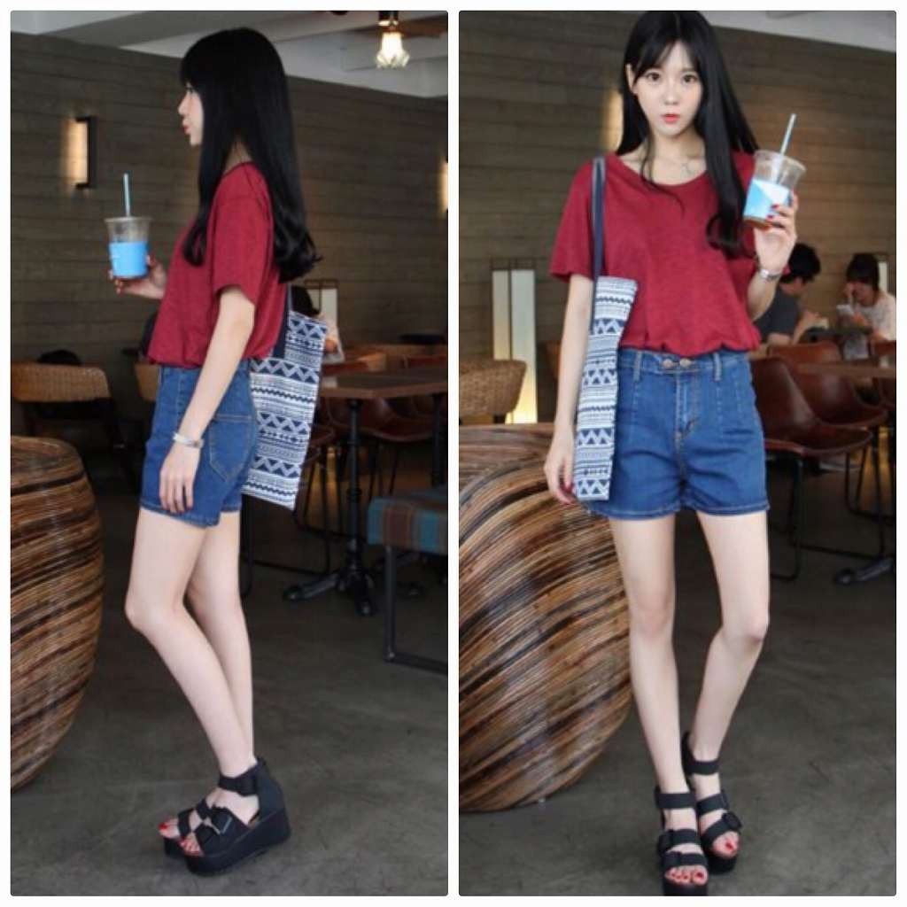 レディース　ショートパンツ　デニム　ジーンズ　ジーパン　パンツ　短パン　ハイウエスト　ストレッチ　ボトムス　人気　春物　夏物　女性　大人　カジュアル　おしゃれ　ファッション　ブルー　ブラック　S　M　L　XL　XXL　サイズ　送料無料