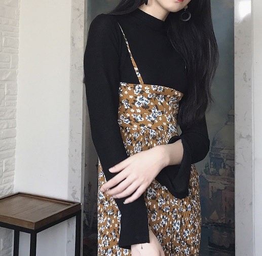 レディース　ボトムス　オールインワン　サロペット　ワイドパンツ　ガウチョパンツ　花柄　カジュアル　フェミニン　キュート　可愛い　おしゃれ　セクシー　普段着　ブラック　ベージュ　送料無料