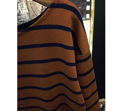 レディース Tシャツ 長袖 五分袖 ボートネック ストライプボーダー すっきり シンプル おしゃれ エレガント カジュアル お出かけ デート デイリー 普段着 全9色 送料無料