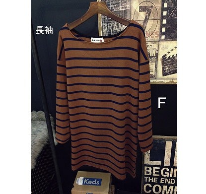 レディース Tシャツ 長袖 五分袖 ボートネック ストライプボーダー すっきり シンプル おしゃれ エレガント カジュアル お出かけ デート デイリー 普段着 全9色 送料無料