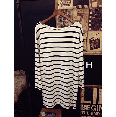 レディース Tシャツ 長袖 五分袖 ボートネック ストライプボーダー すっきり シンプル おしゃれ エレガント カジュアル お出かけ デート デイリー 普段着 全9色 送料無料