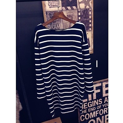 レディース Tシャツ 長袖 五分袖 ボートネック ストライプボーダー すっきり シンプル おしゃれ エレガント カジュアル お出かけ デート デイリー 普段着 全9色 送料無料