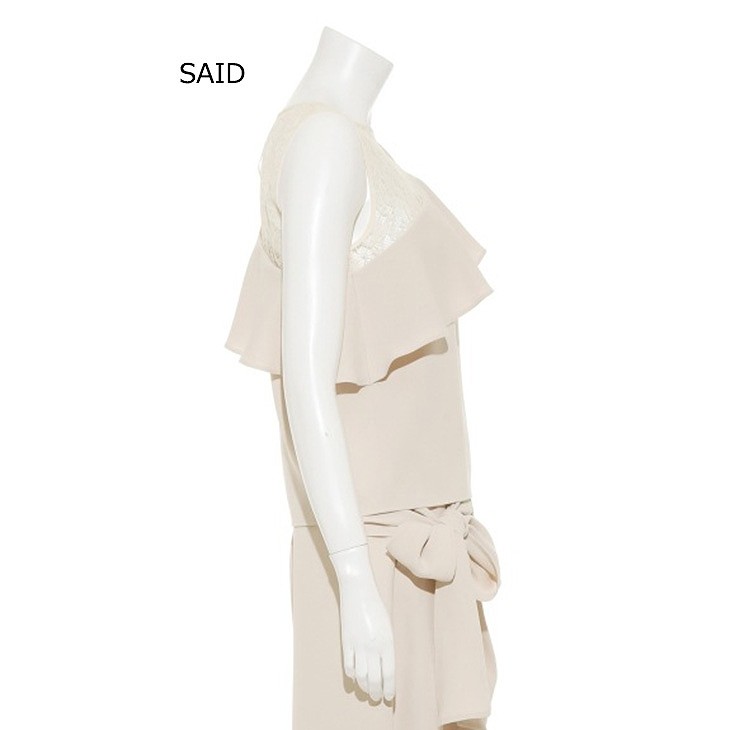 レディース　透け感　レース　ノースリーブ　ブラウス　フレア　トップス　人気　春物　夏物　女性　大人　カジュアル　フェミニン　きれいめ　エレガント　清楚　上品　おしゃれ　ファッション　ブラック　ホワイト　黒　白　S　M　サイズ　送料無料