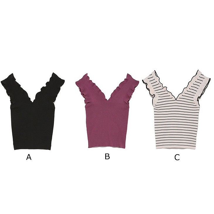 レディース　カットソー　ニット　Vネック　フレア　オフショルダー　トップス　人気　春物　夏物　女性　大人　カジュアル　可愛い　フェミニン　きれいめ　エレガント　清楚　上品　おしゃれ　ファッション　ブラック　フリーサイズ　ワンサイズ　送料無料