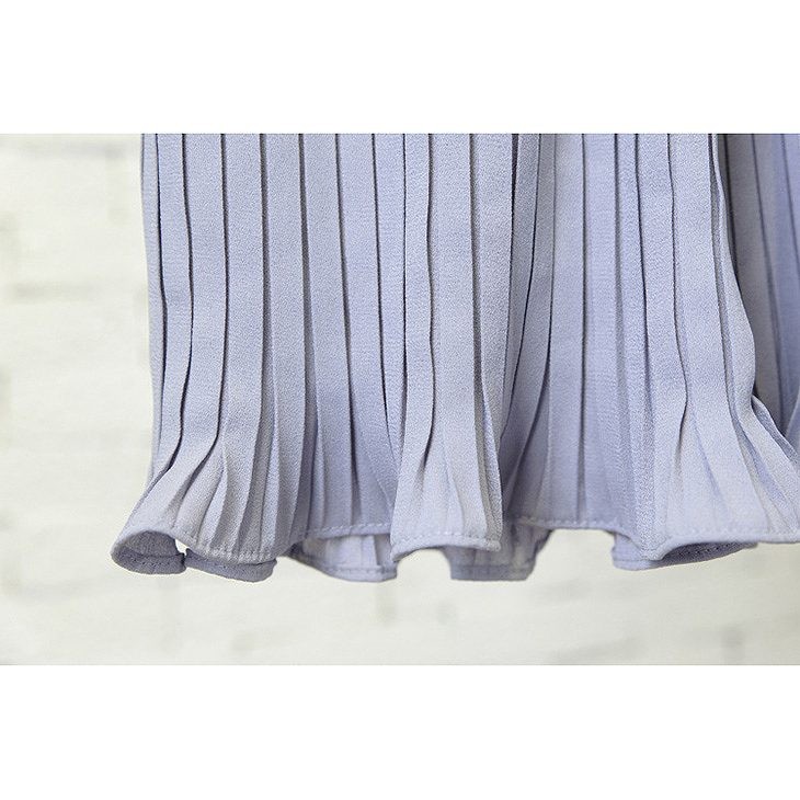 レディース　シフォン　ワイドレッグパンツ　ハイウエスト　プリーツ　クロップド　半端丈　ボトムス　春物　夏物　女性　大人　フェミニン　エレガント　おしゃれ　ホワイト　グレー　オレンジ　ピンク　イエロー　ブラック　フリーサイズ　ワンサイズ　送料無料