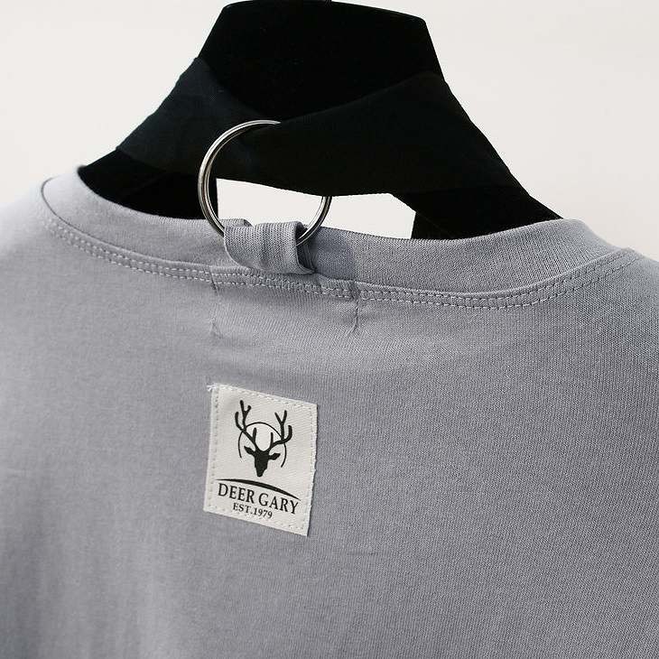 レディース　トップス　Tシャツ　ルーズタイ　半袖　無地　シンプル　カジュアル　春夏　フリーサイズ　大人可愛い　フェミニン　デート　お出かけ　デイリー　グレー　ホワイト　送料無料