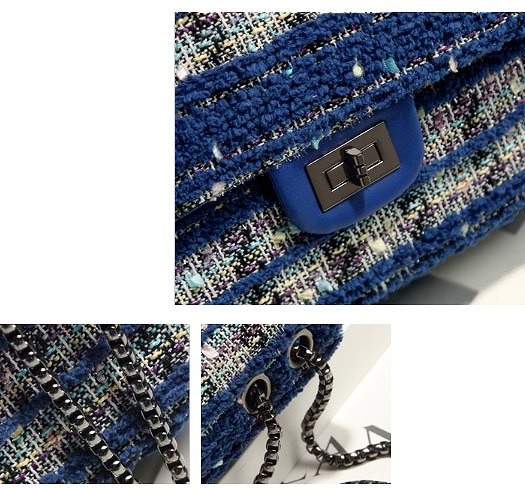 レディース　ハンドバッグ　チェーン　ウール革ショルダー　ポーチ　２ＷＡＹ オシャレ　パーティー　二次会　４パターン大小　送料無料