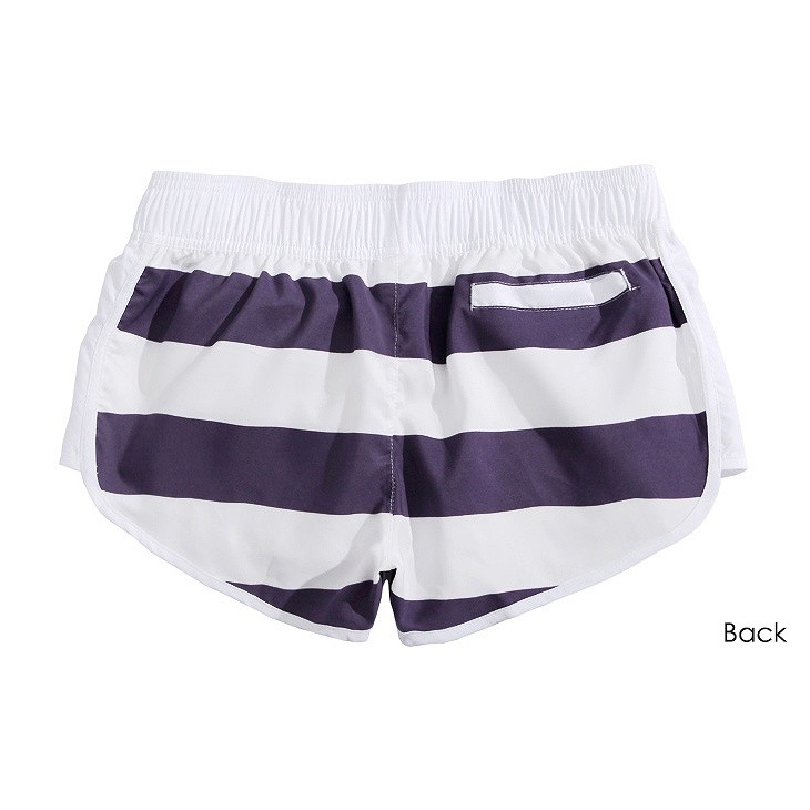 レディース　メンズ　水着　スイムウェア　サーフパンツ　海パン　ボーダー　トランクス　カジュアル　大きいサイズ　カップル　お揃い　ペア　夏　ビーチ　リゾート　マリン　海水浴　プール　スイミング　ネイビー　送料無料　