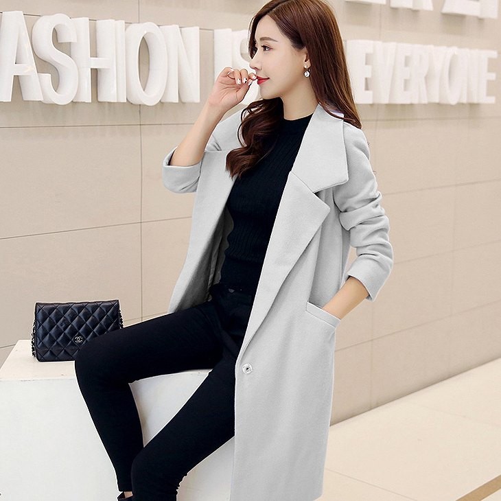 レディース　セミロング　チェスターコート　ウール　長袖　キュート　大人可愛い　秋冬　大きいサイズ　カジュアル　シンプル　デイリー　お出かけ　デート　グレー　ピンク　ベージュ　送料無料