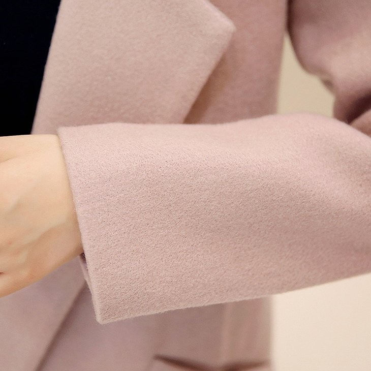 レディース　セミロング　チェスターコート　ウール　長袖　キュート　大人可愛い　秋冬　大きいサイズ　カジュアル　シンプル　デイリー　お出かけ　デート　グレー　ピンク　ベージュ　送料無料