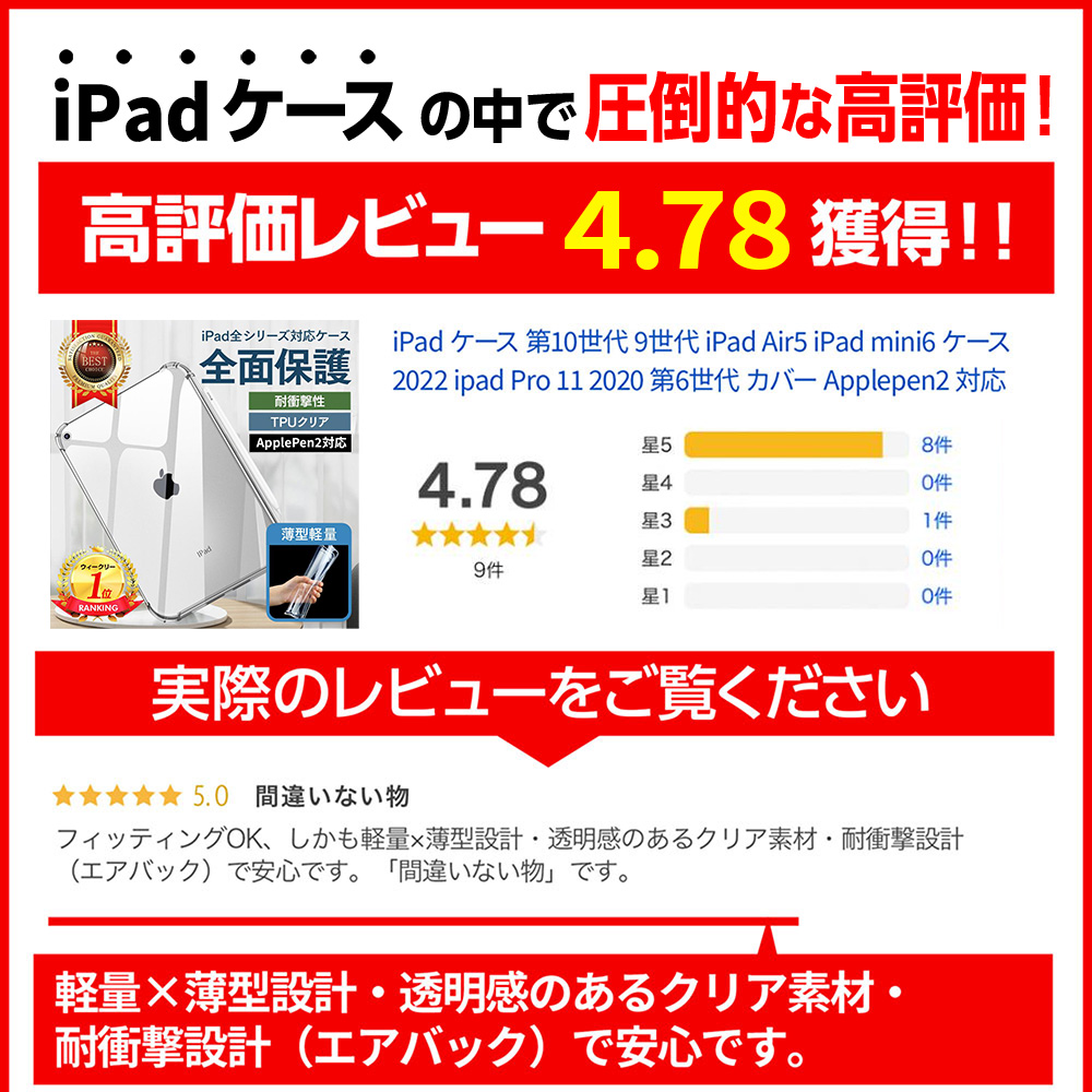 iPad ケース 第10世代 9世代 iPad Air5 iPad mini6 ケース 2022  ipad Pro 11 2020 第6世代 カバー Applepen2 対応｜elephant-japan2｜07