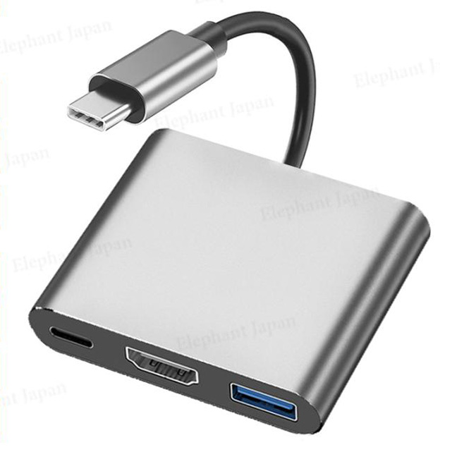 Type-C HDMI 変換アダプター iOs18対応 変換アダプタ iPhone16