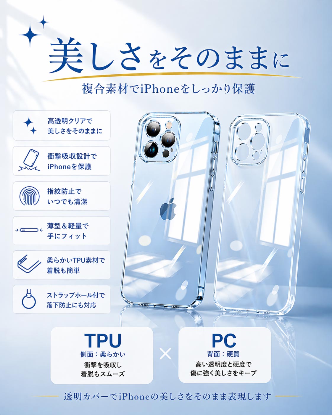 iPhone17 e ケース iPhone16 pro カバー クリア iPhone Air 15