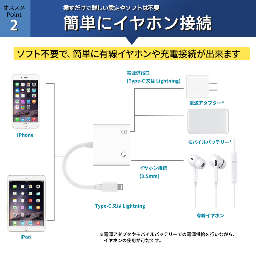 iPhone イヤホン 変換アダプタ 変換ケーブル 充電 3.5mm 変換アダプター iPhone 15 14 SE3 イヤホン 変換 4in1｜elephant-japan2｜07
