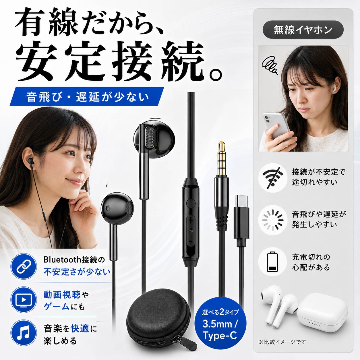 イヤホン 有線 タイプc iPhone 17 ...の詳細画像3