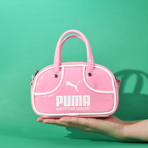PUMA プーマ レディース エナメル ミニショルダーバッグ 1976 マイクロ