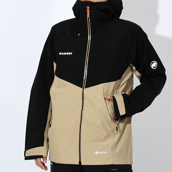 MAMMUT　GORE-TEX　マウンテンジャケット　刺繍ロゴ　バイカラー MAMMUT GORE-TEX マウンテンジャケット 刺繍ロゴ バイカラー