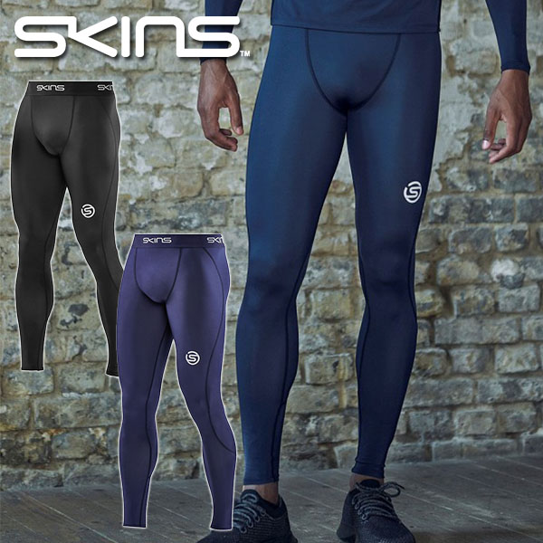 新品未使用 即発送 SKINS ネイビー タイツ　コンプレッションタイツ SKINS（スキンズ） コンプレッション タイツ SKINS SERIES-1 メンズ