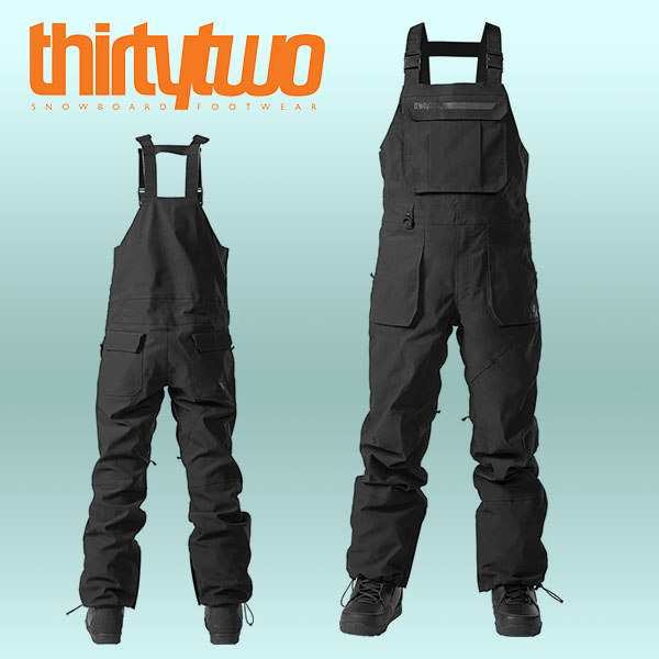 thirtytwo スノーボードビブ　M thirtytwo（サーティーツー） ラスト1点 Lサイズ 40%off スノーボード