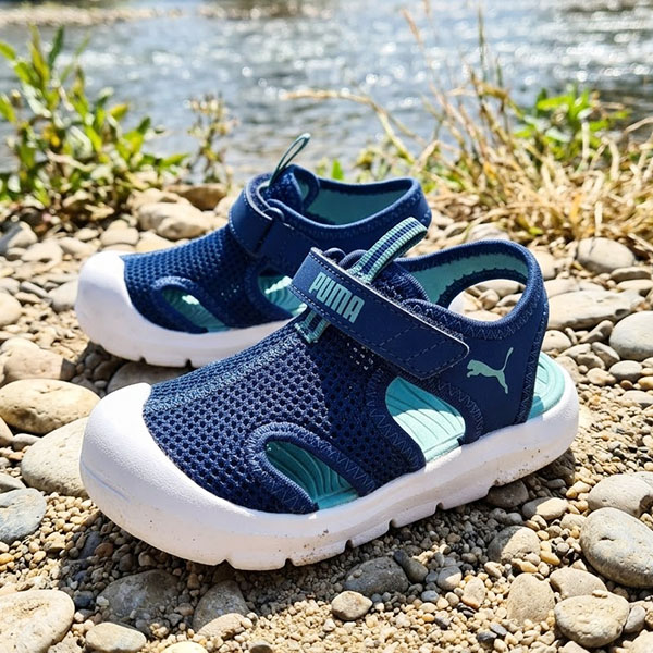PUMA（プーマ） 2026春夏新色 水陸両用 ベビー サンダル つま先保護
