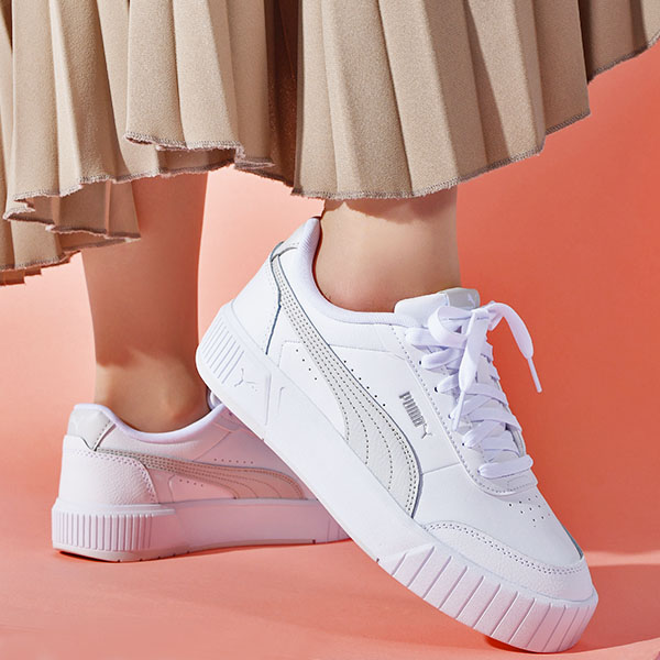 【EU38】Buffalo RSE MID 厚底スニーカーホワイト 正規品　新品 PUMA（プーマ） 2026春夏新色 レディース 厚底 スニーカー キャリーナ