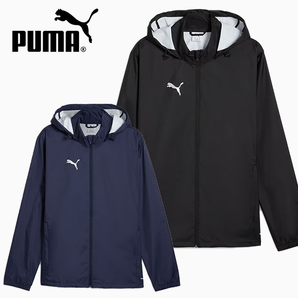 Puma ブラック ウィンドブレーカー 新品 メンズ サッカー チーム L PUMA（プーマ） メンズ ウインドブレーカー PUMA TEAMADDITIONS TR
