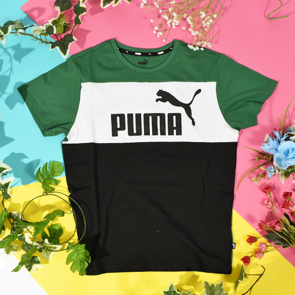 ゆうパケット対応可能！プーマ キッズ 半袖 Tシャツ PUMA ESS+ カラー