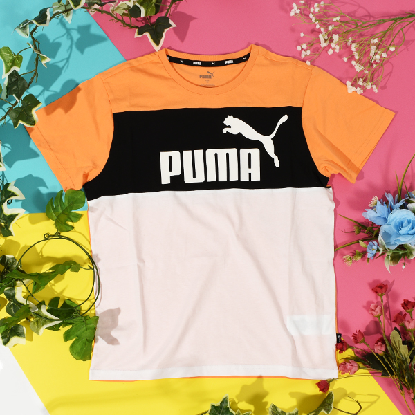 ゆうパケット対応可能！プーマ キッズ 半袖 Tシャツ PUMA ESS+