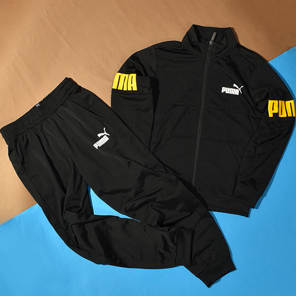 34%off プーマ キッズ ジャージ PUMA POWER ポリスーツ ジュニア ジャケット ロン...